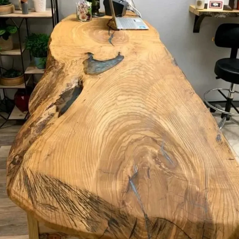 live edge bar table for business