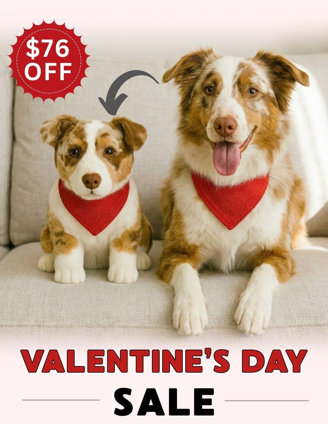 custom stuffed animal plush from photos as a memorial gift