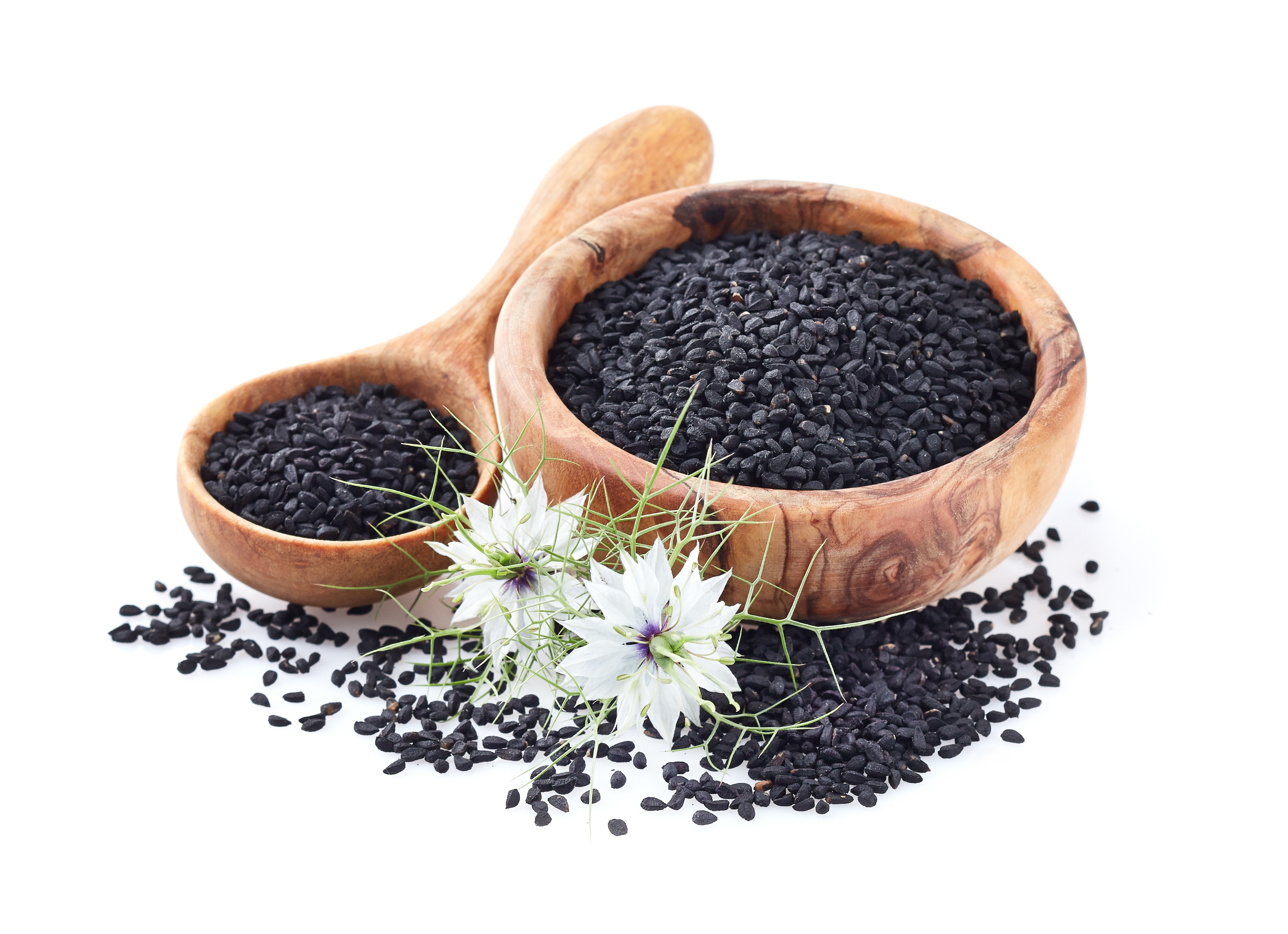 a bowl full of black seed extract
