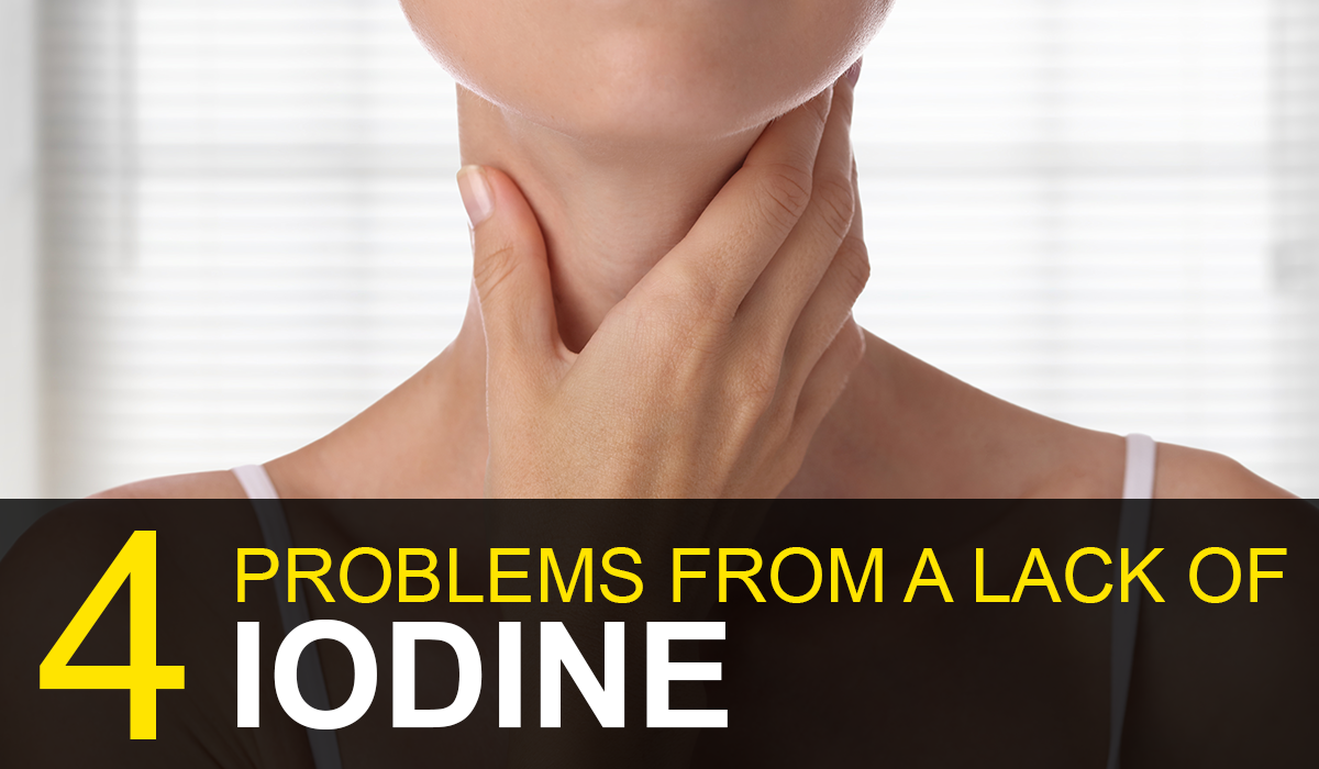 4 Thyroid Problems Caused By a Lack of Iodine