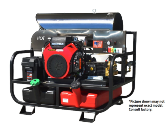 Pressure Pro Super Skid Hot Washer 3500 Psi at 8 GPM