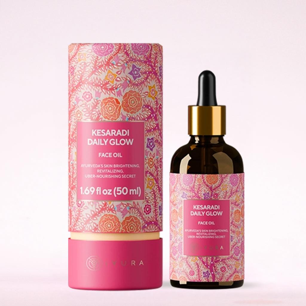 kesaradi daily glow bottle with packaging