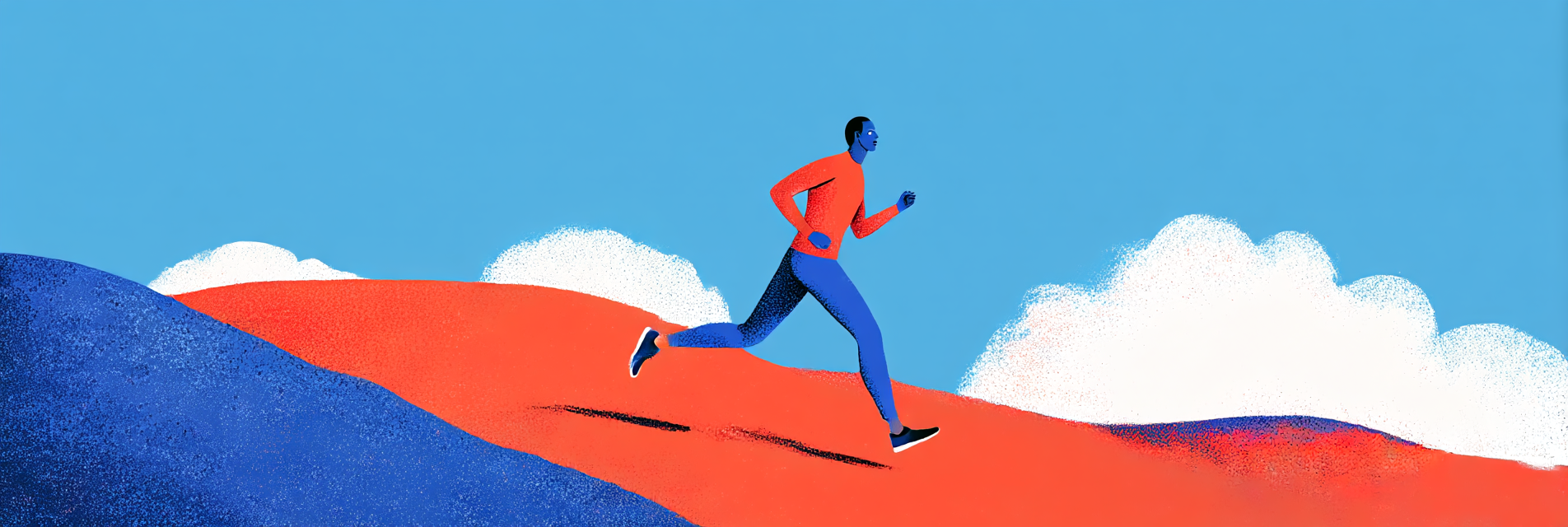 A man running in the outdoors, reaping the benefits of improved athletic performance from drinking a protein shake before bed.