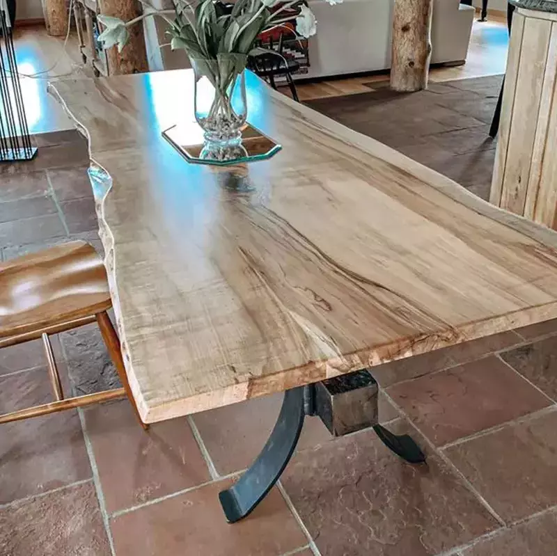 rustic live edge table