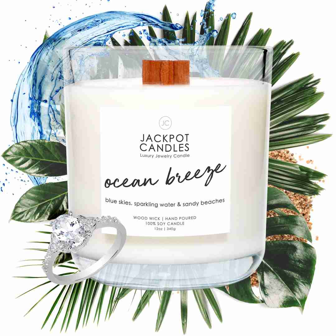 ocean breeze scented candle