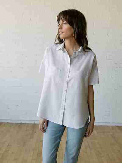 Staff Picks - Tradlands Short Sleeve Box Top Pearl 