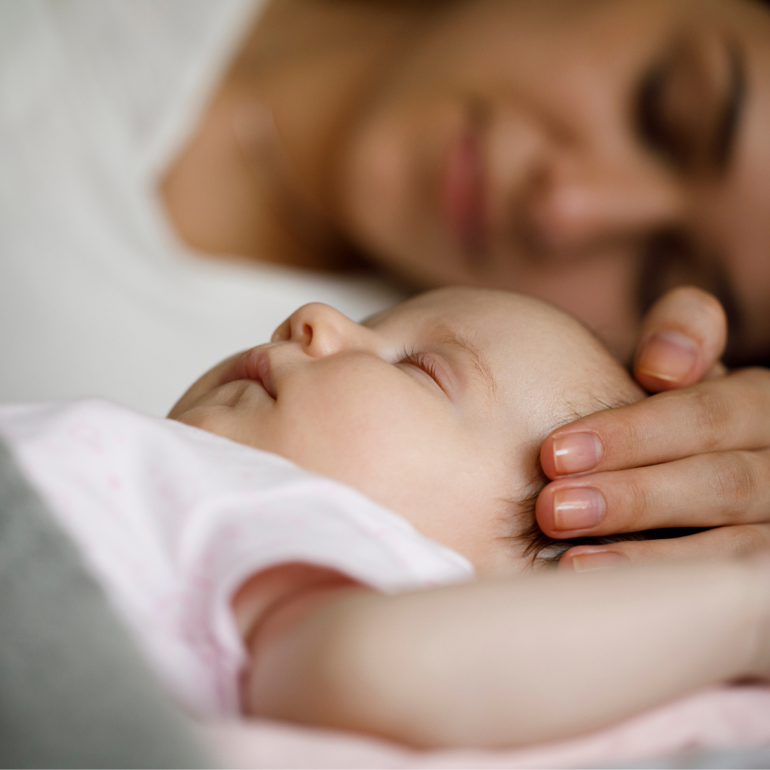 Mother and newborn baby