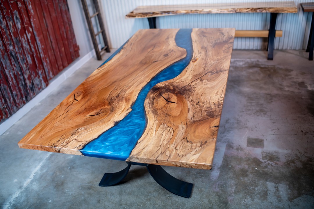 Custom Maple River Dining Table
