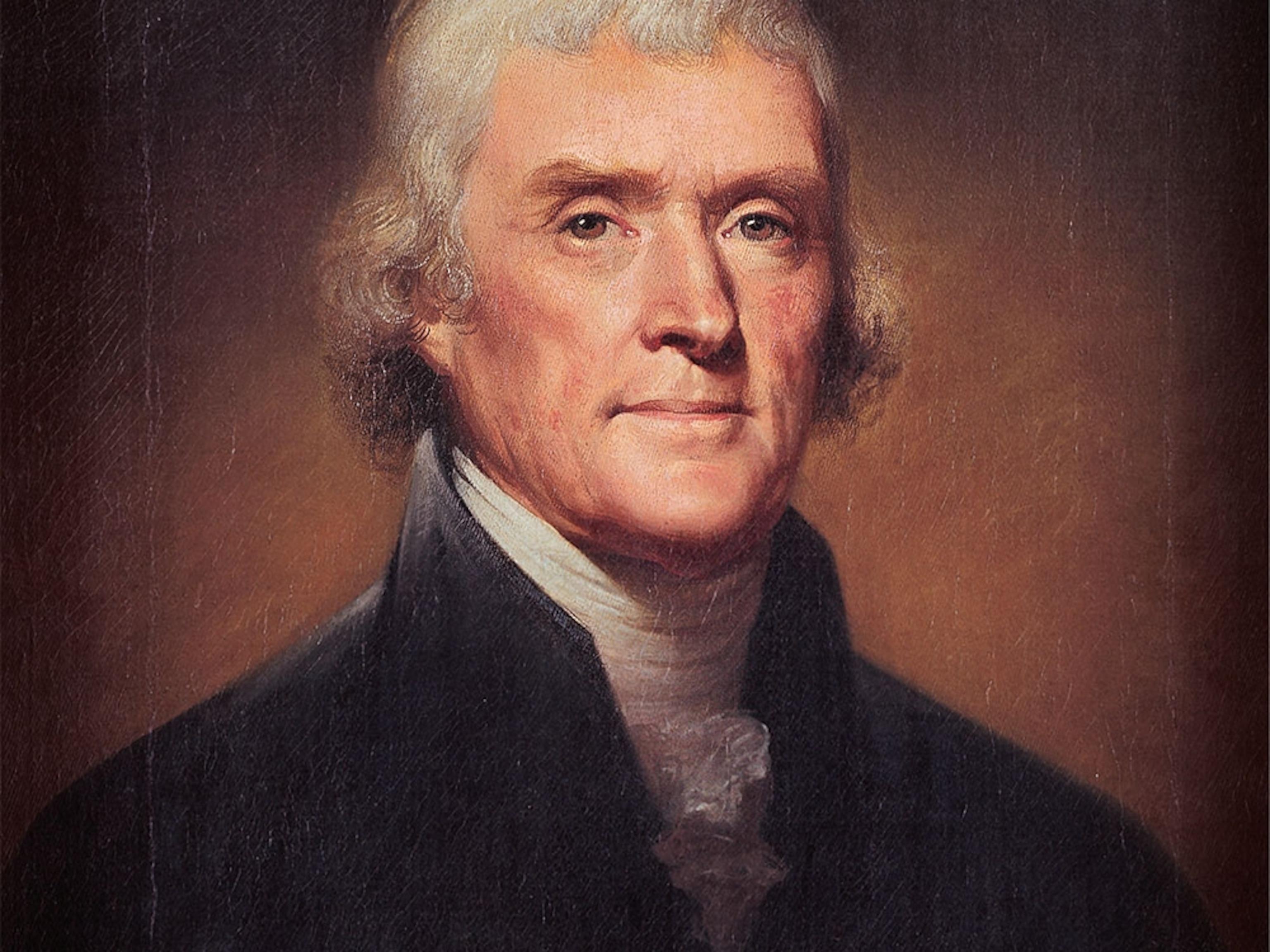 Thomas Jefferson - the pen that announced freedom to the world.