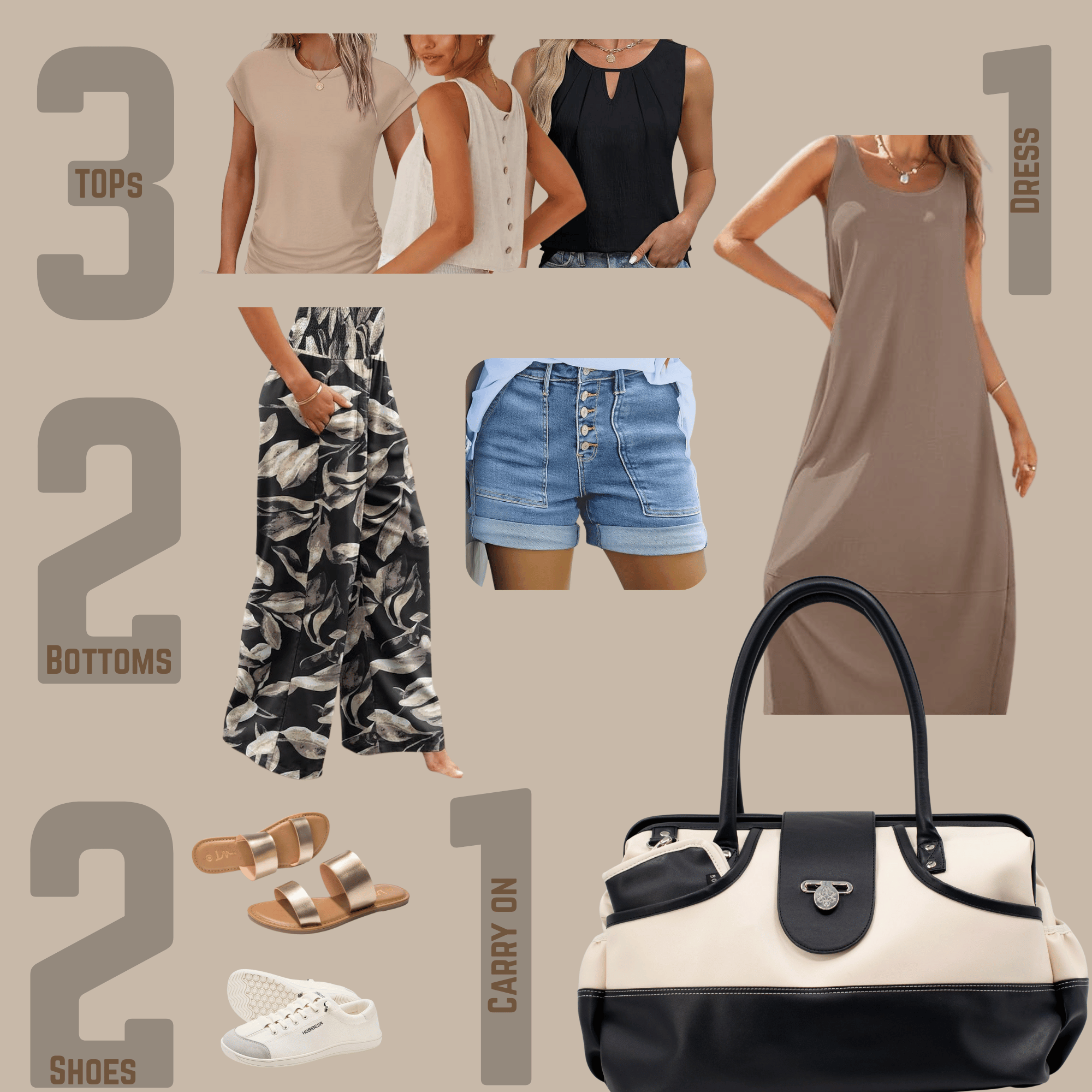 Beach and Cruise packing list