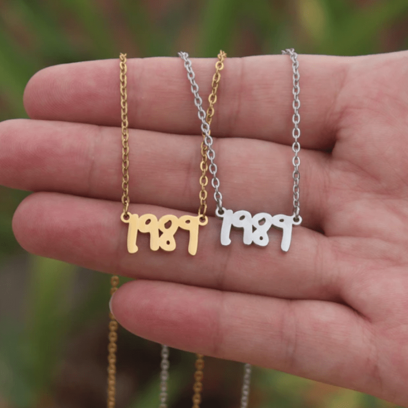 Taylor Swift inspired '1989' Necklace  Oscar Willow & Co   