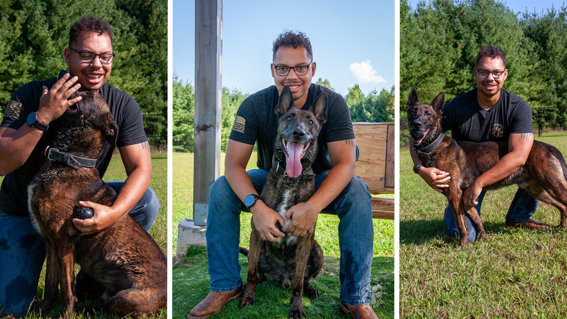 retired ambassador k9 pito visits eotech headquarters