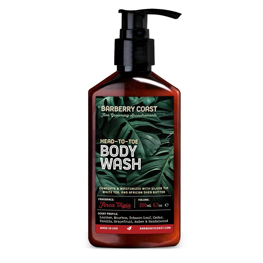 Barberry Coast Lavande No. 19 body wash bottle on a white background