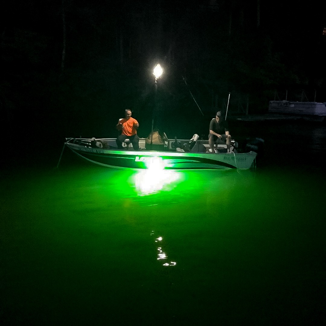 Ultra Bright 25W 3450 Lumen LED Fish Attracting Light, Size: One Light Package, Green