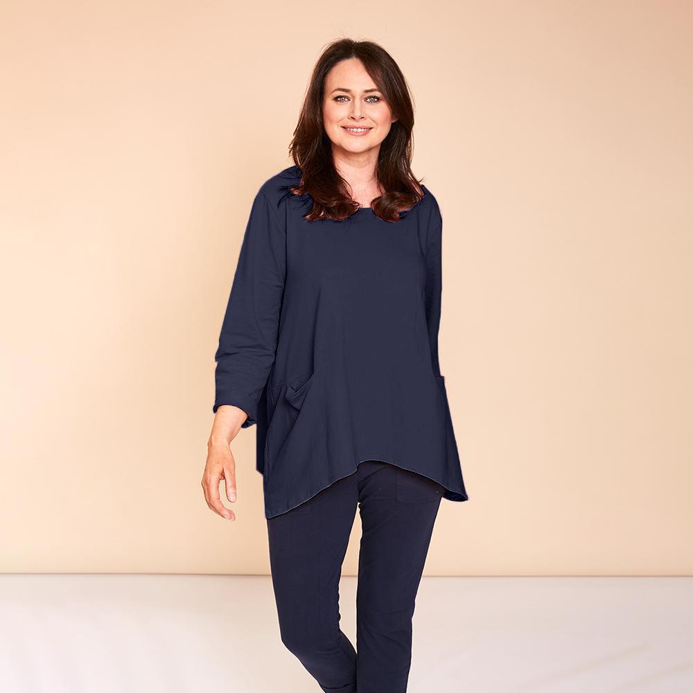 Vicky Top(Navy)