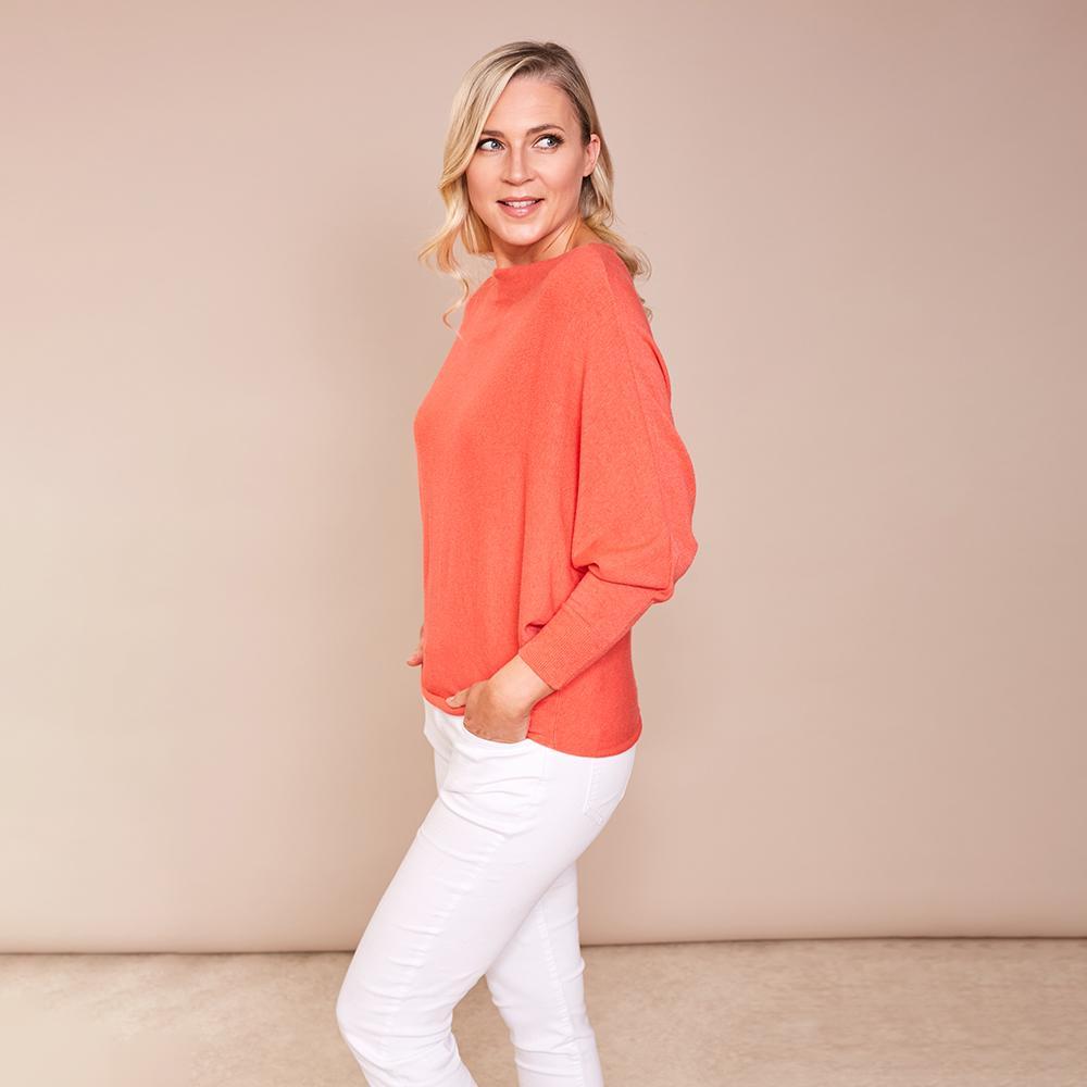Jenny Boat Neck (Coral)