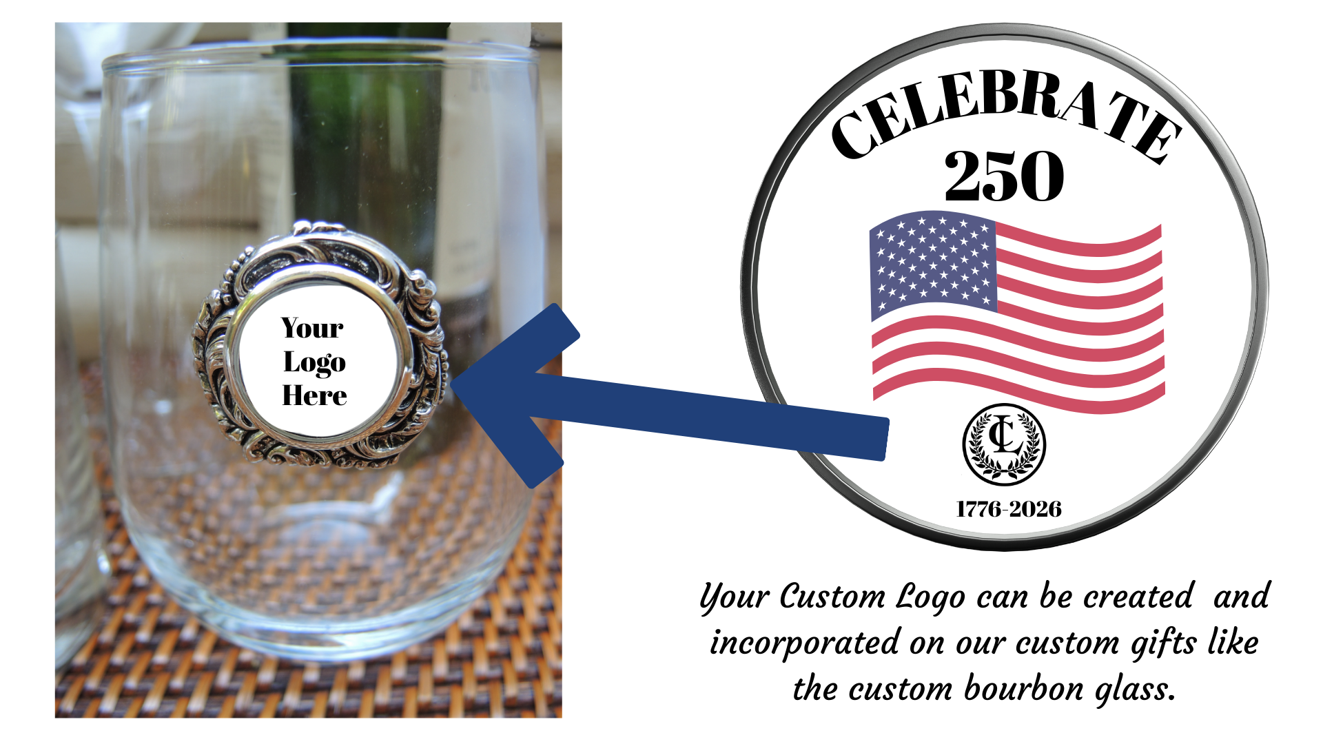Idea to create custom stemless wine glass