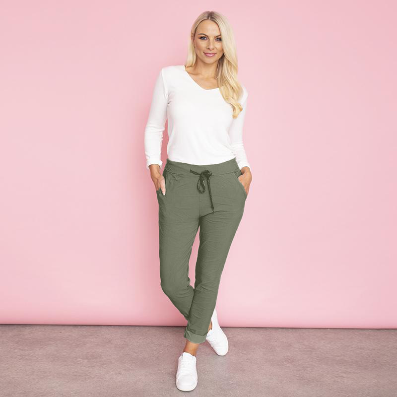 Charlie Relaxed Stretch Jogger (Khaki)