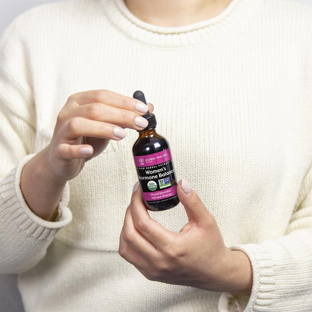 Global Healing Women's Hormone Balance in Hand