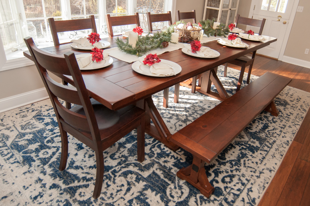 Rustic Cherry Dining Table