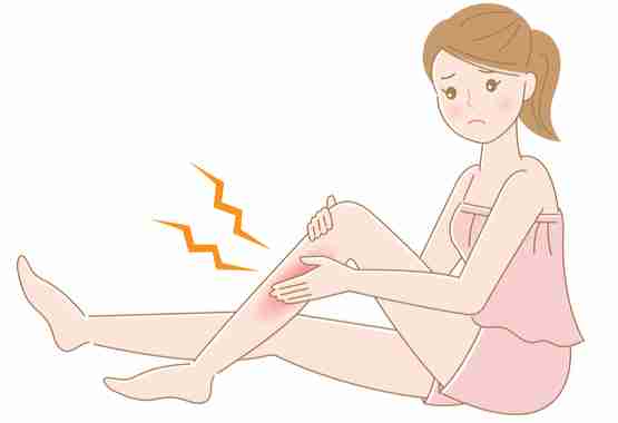 Pijnlijke rode benen na het ontharen