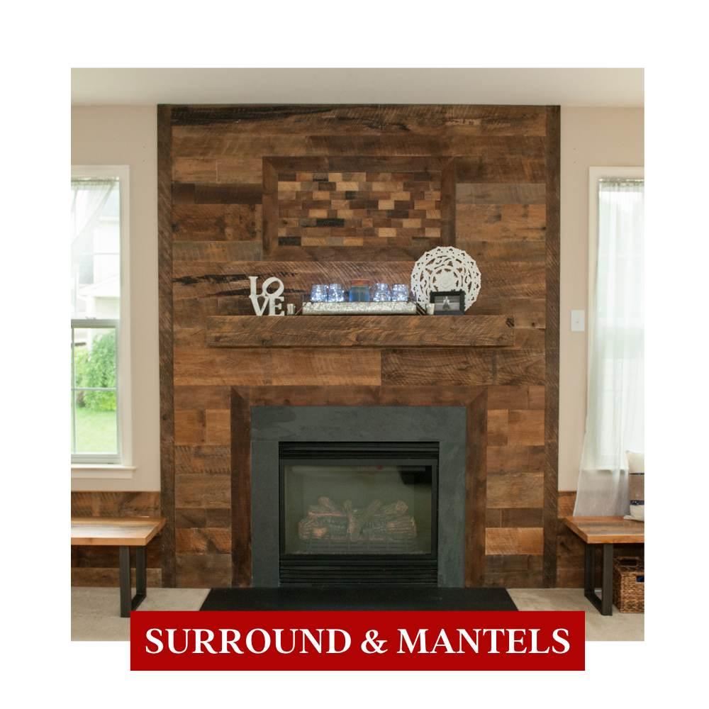surround and mantel