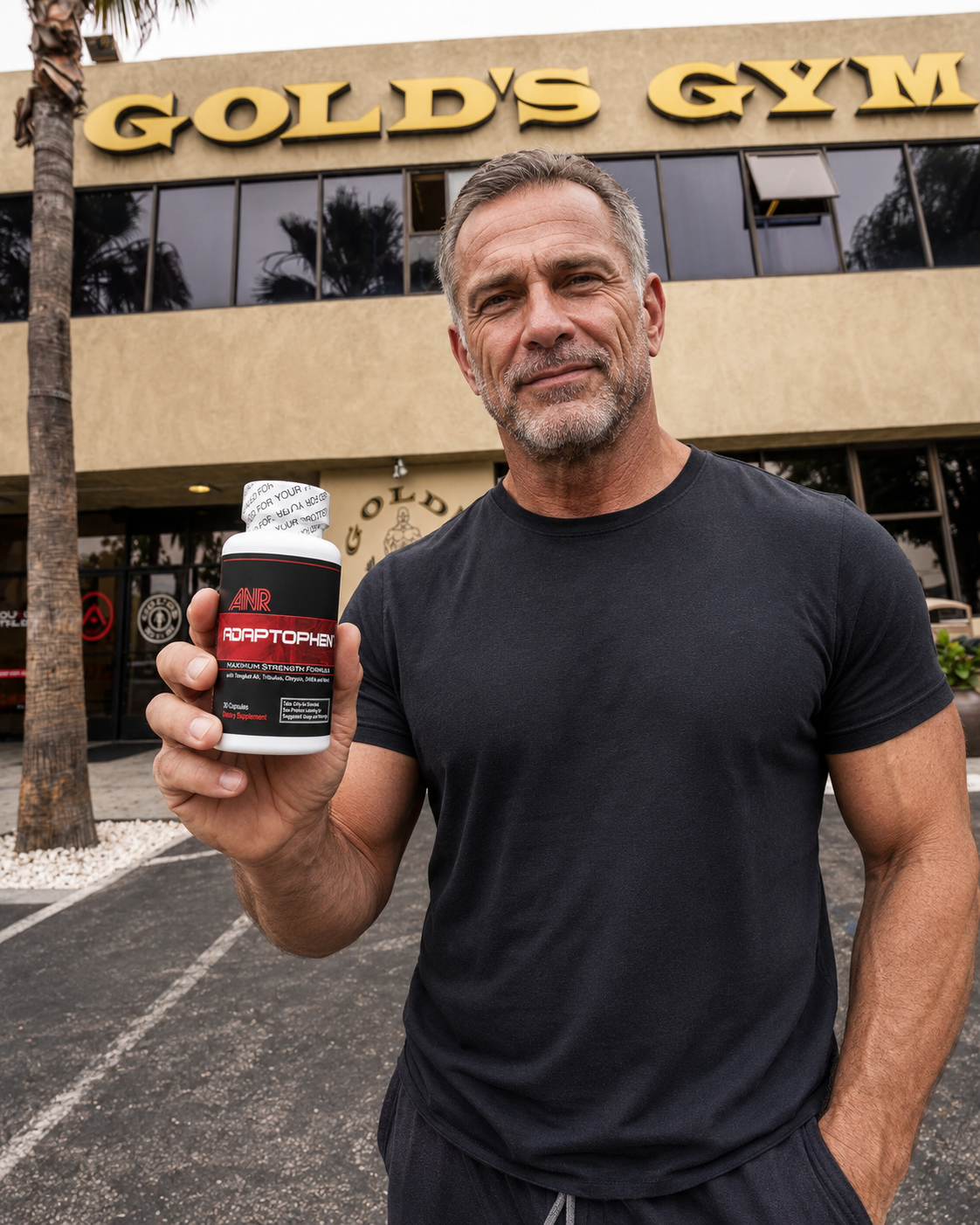 Adaptophen customer testimonial at Gold's Gym