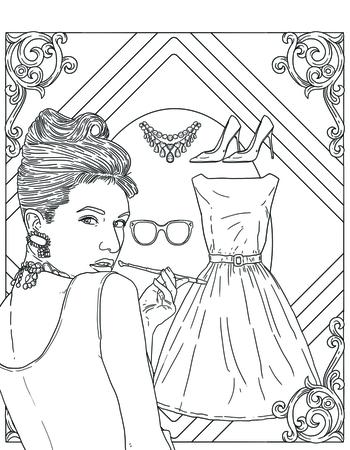 Freebie Friday 09-04-20 Free Fashion Coloring Page