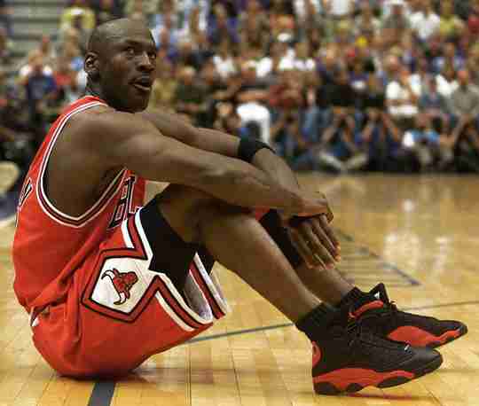 Michael Jordan in the Air Jordan 13