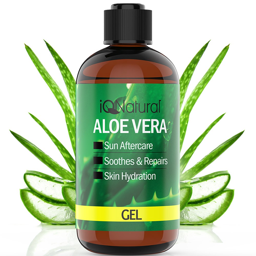 grå valg lineal 100% Pure Aloe Vera Gel - IQ Natural - Made In The USA