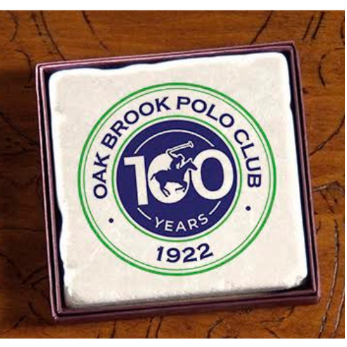 Custom Marble Coaster Oak Brook Polo Club