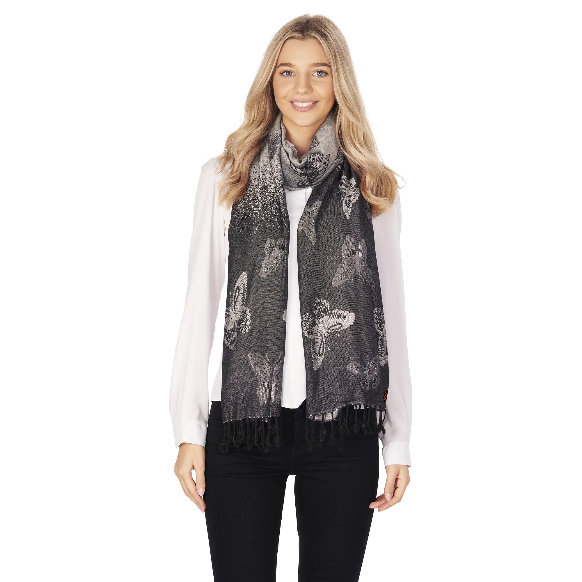 scarf women silver