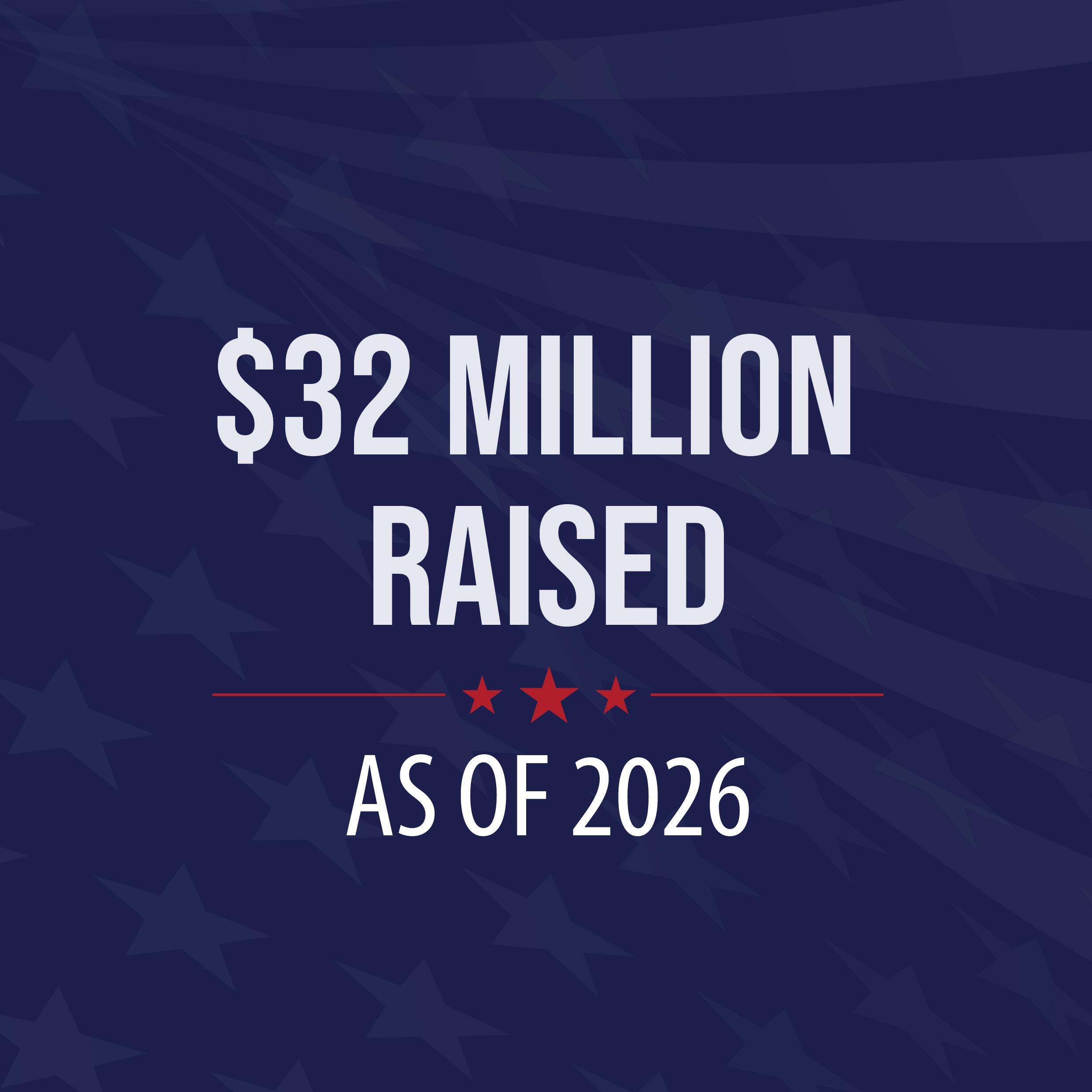 $32 million raised as of 2026