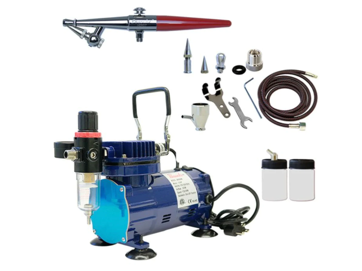Paasche VL-100D Double Action Airbrush & Compressor Package
