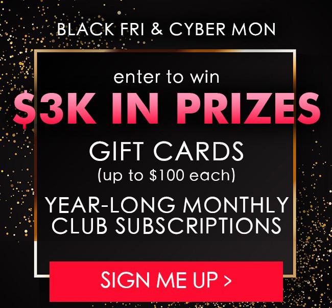 Black Friday Cyber Monday Giveaway!