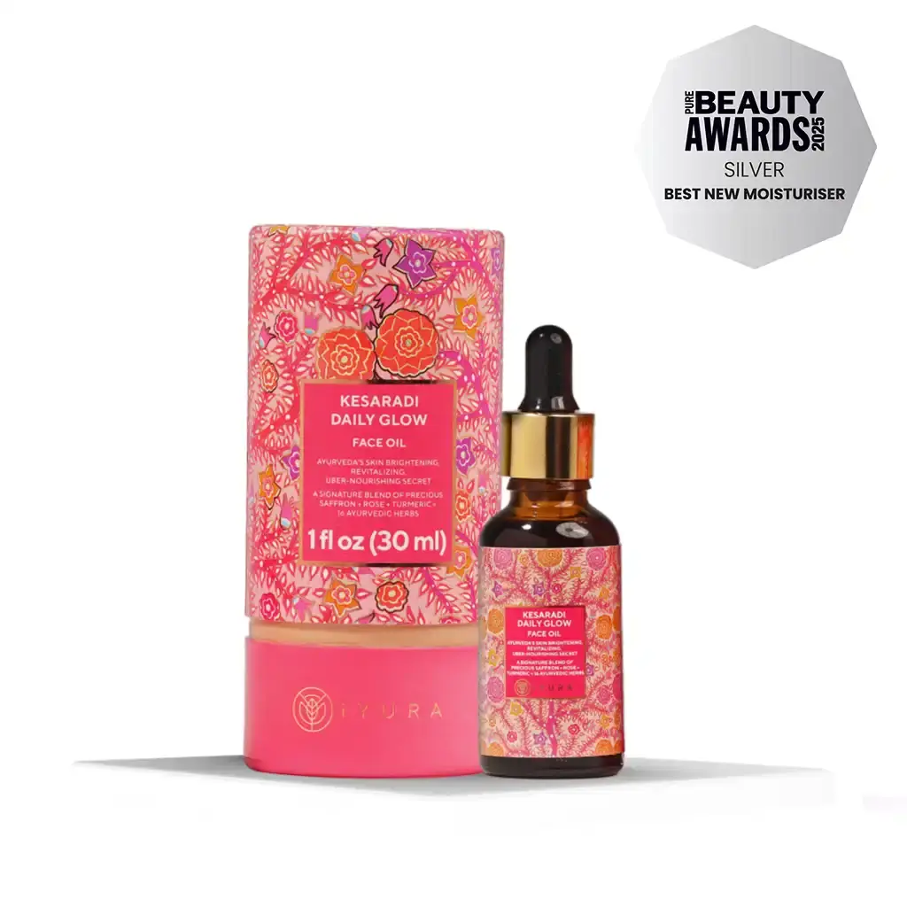 Kesaradi Oil - Face Oil Moisturizer for Dry Skin or Sensitive Skin - Natural Skincare for Glowing Skin Face oil iYURA 