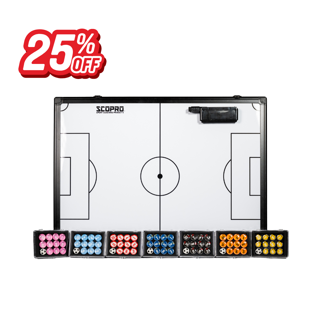 24" x 18" Soccer Tactical Bundle (Case + 3 Magnet Sets)