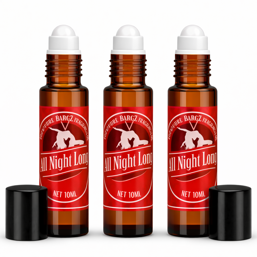All Night Long Perfume Oil, Sweet And Evocative Fragrance 10ml (0.33oz) Roll on Bottle