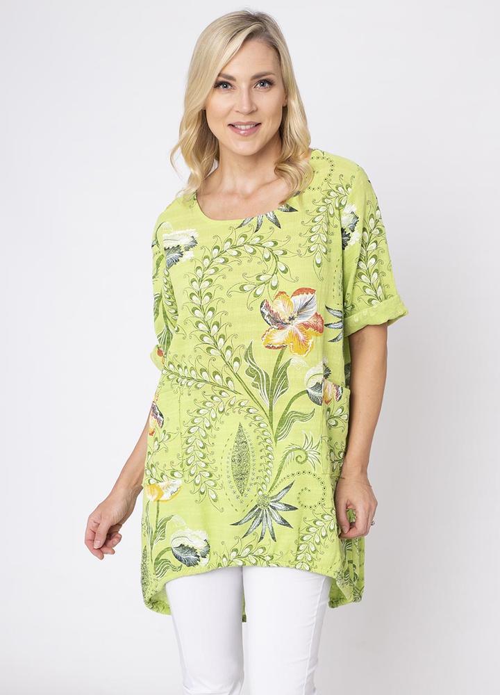 2 Pocket Floral Tunic
