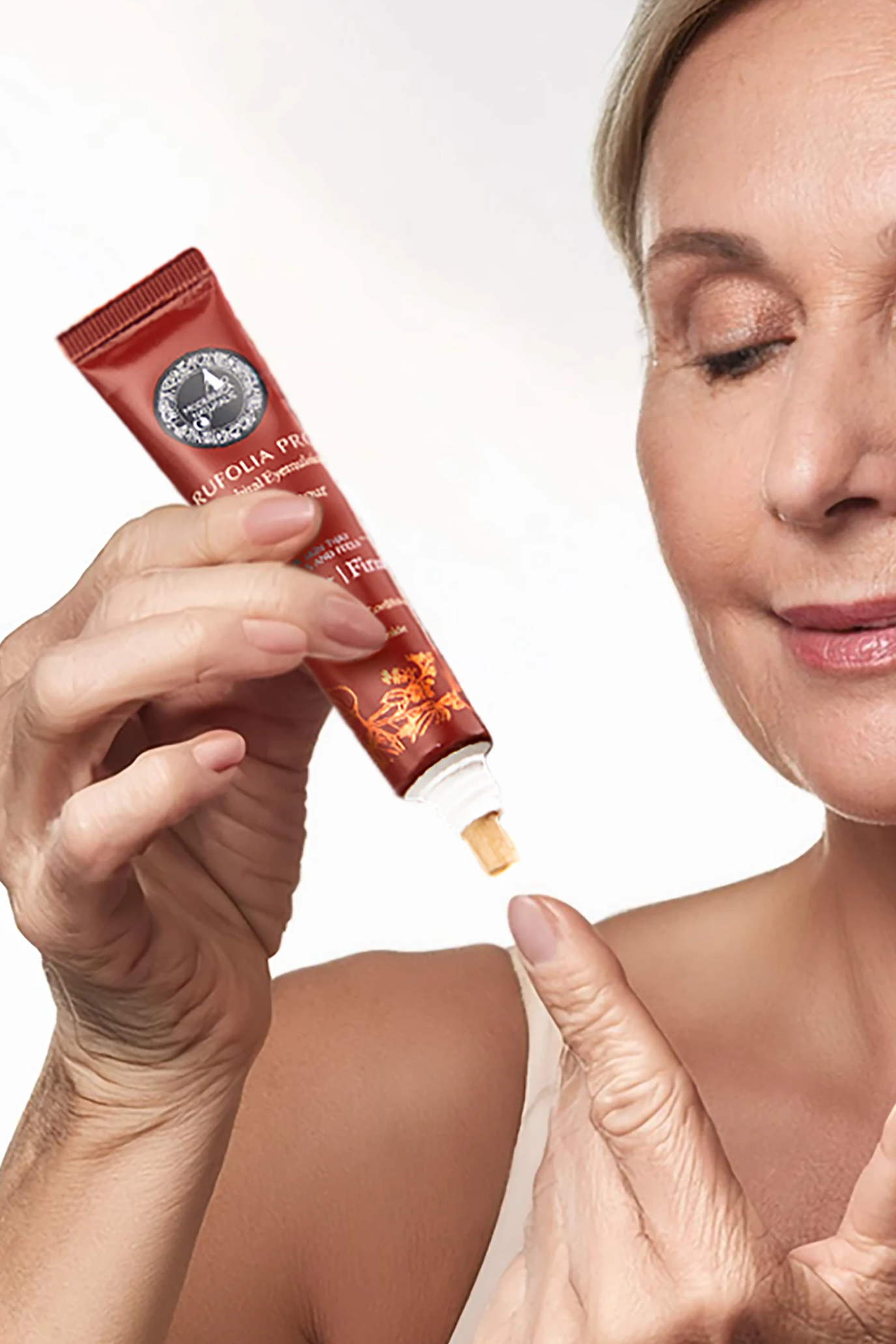 Cleanse your face and pat dry