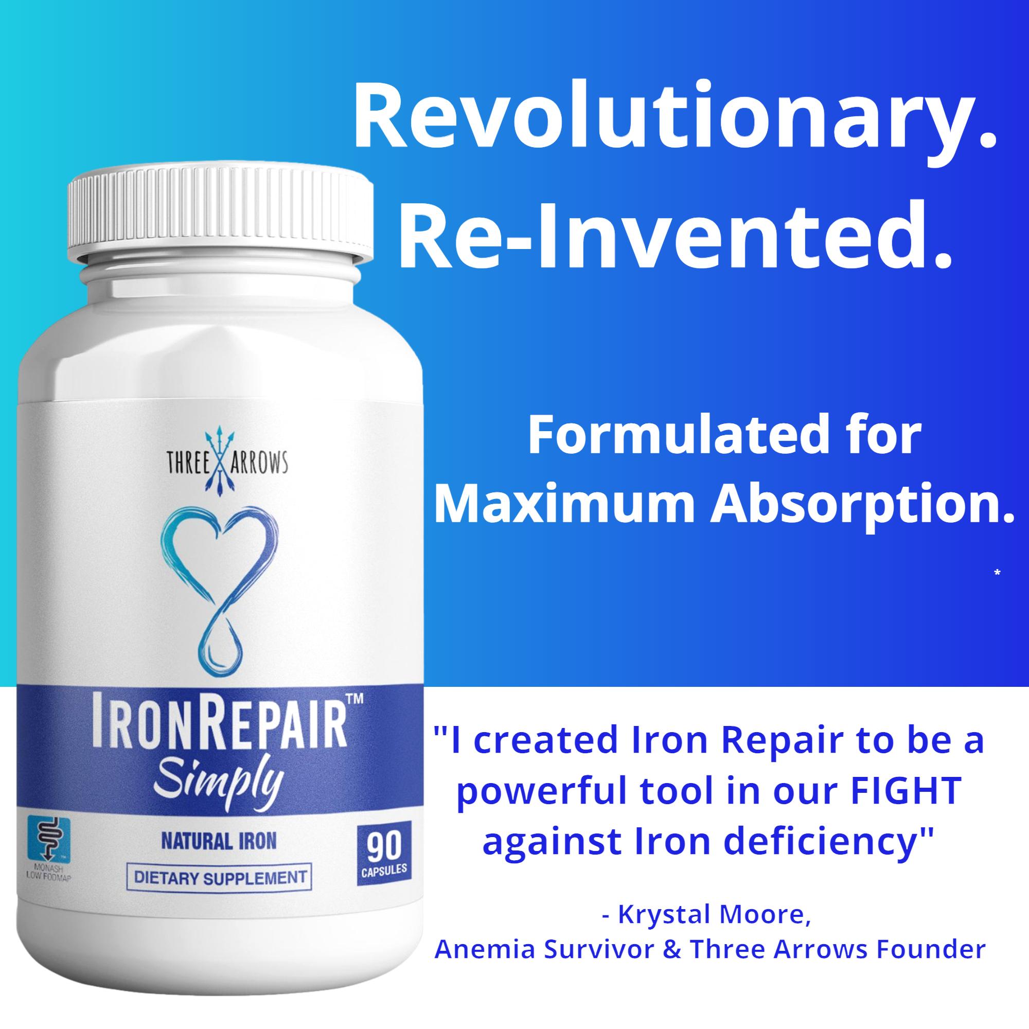 Three Arrows Iron Repair Simply natural iron Supplement