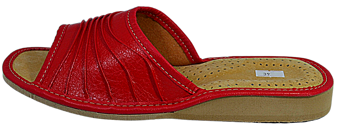 Callista - House leather slippers for women - Reindeer Leather