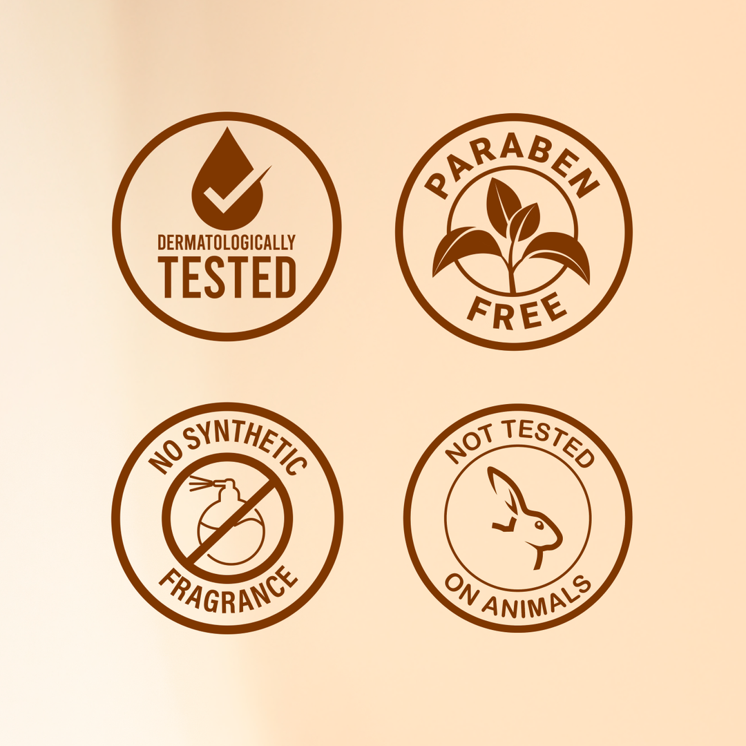 Dermatologically Tested | Parabean free | No Synthetic Fragrance | Not tested on Animals