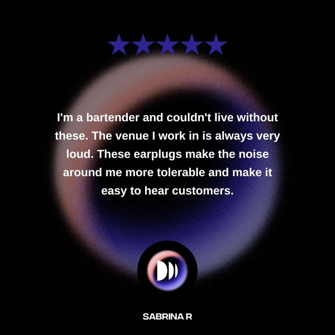 Bartender Earplugs