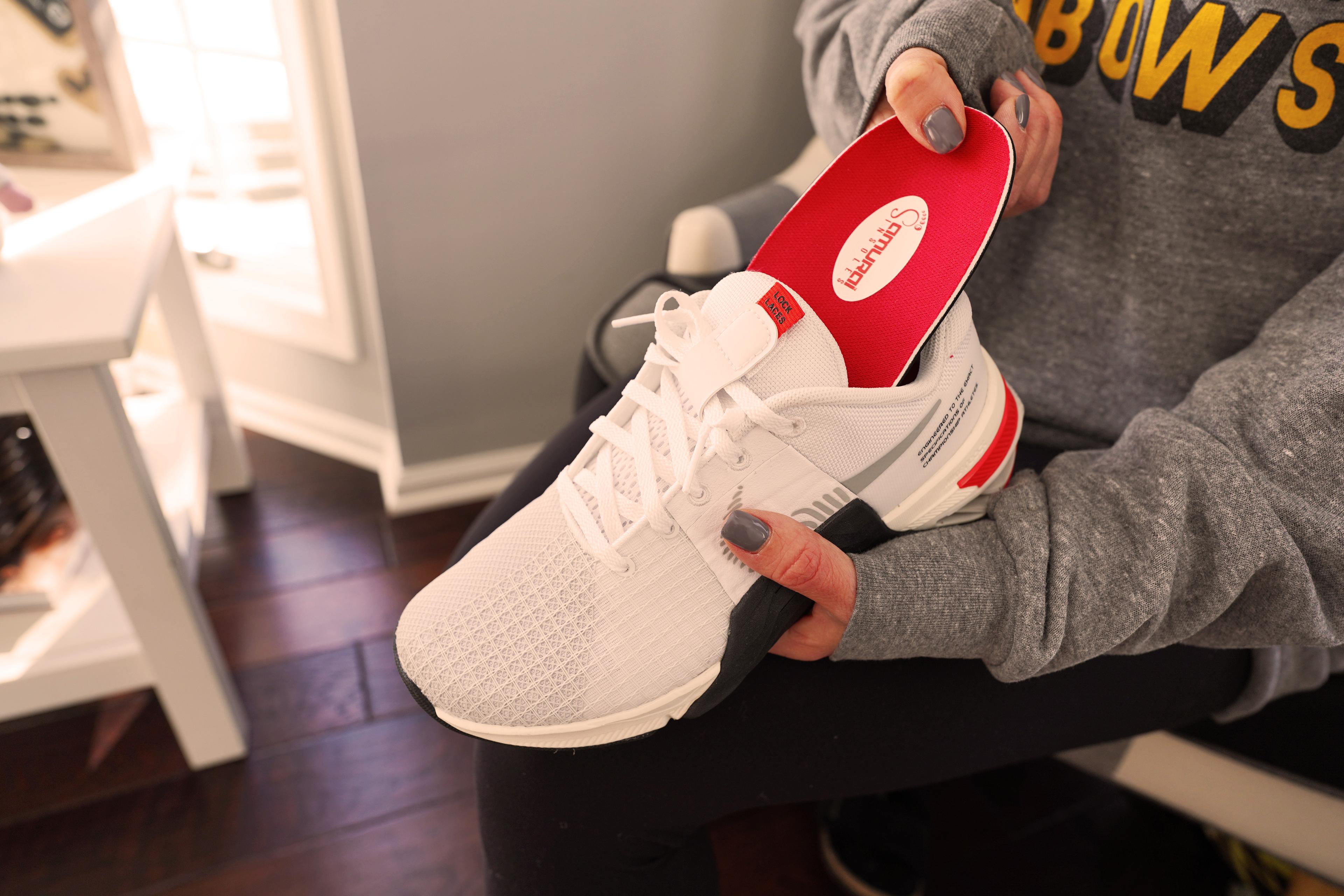 showing samurai insoles ninjas in sneakers