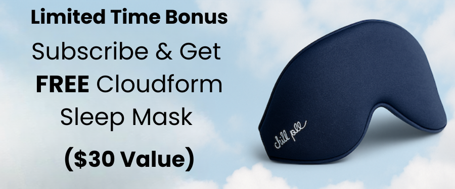 subscribe and get free cloudform sleep mask