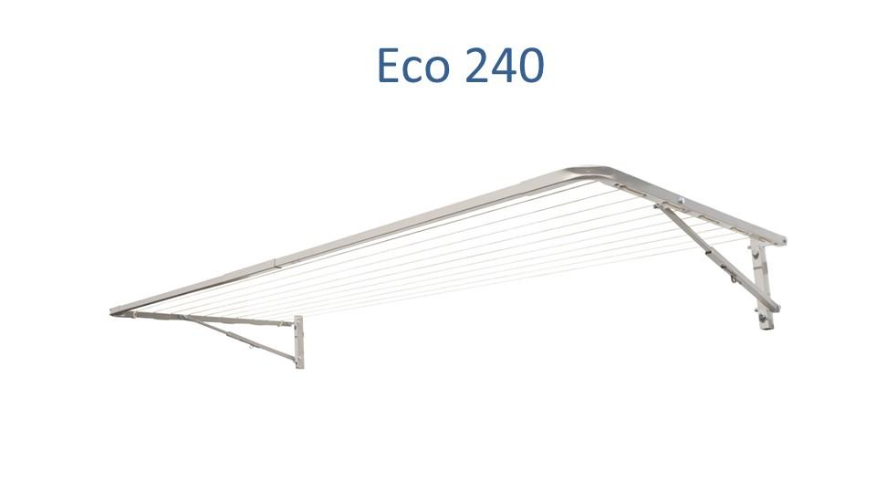 eco 240 fold down clothesline 230cm wide deployed