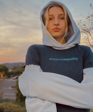 Respect Empathy Mental Health Awareness Womens Tshirt_Involvd Social Advocacy Brand