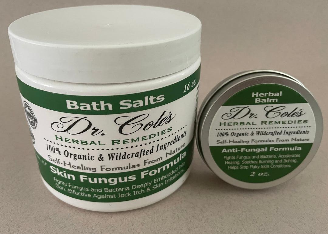 Dr. Coles Jock Itch Balm front, back and side views.