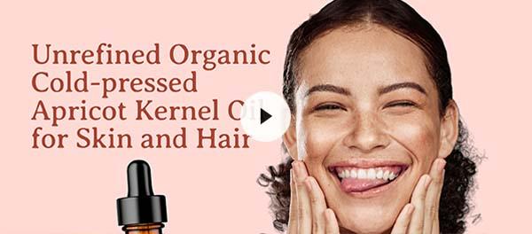 Unrefined Organic Cold-pressed Apricot Kernel Oil for Skin and Hair